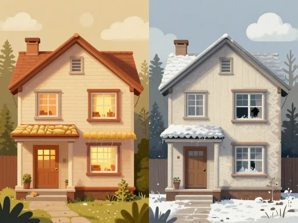 a combien mettre le chauffage selon isolation et type de logement