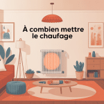 a combien mettre le chauffage dans un salon moderne en hiver