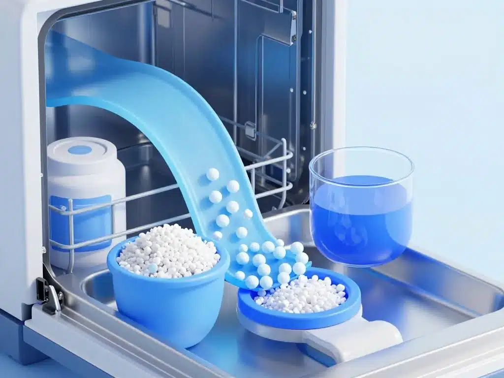 a quoi sert le sel dans le lave vaisselle principe action sel