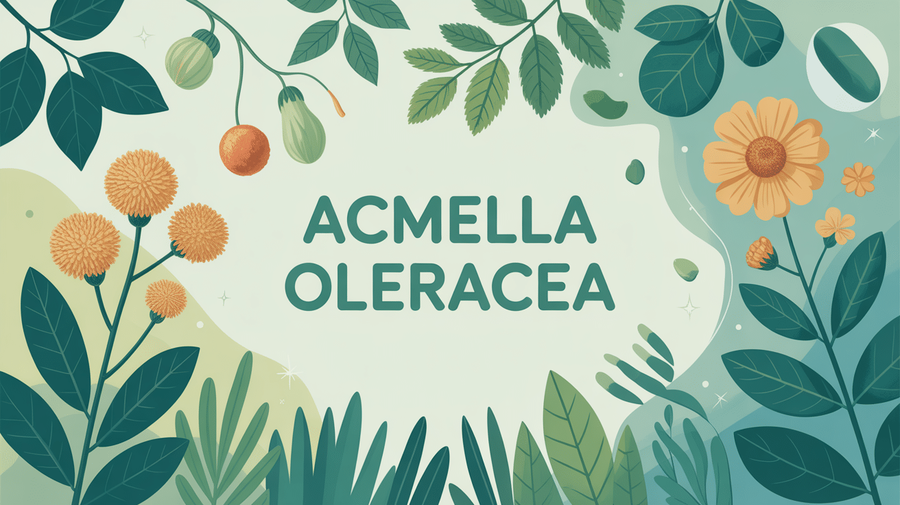 acmella oleracea illustration bienfaits naturels