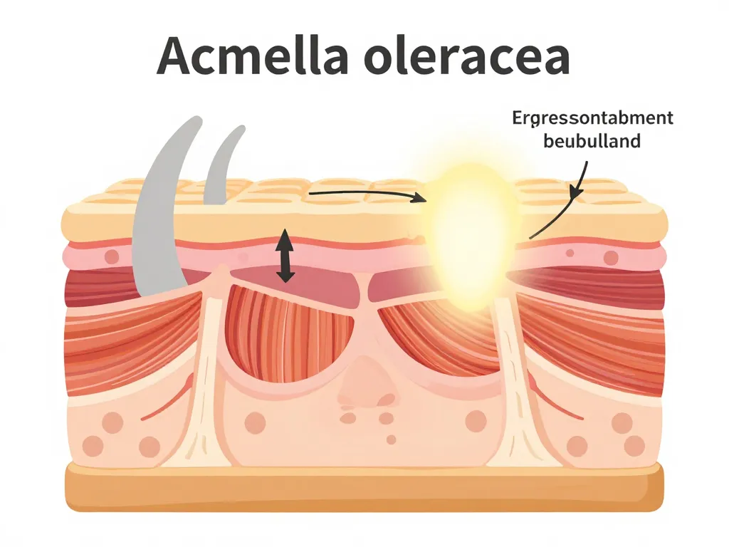 acmella oleracea effet botox cosmétique peau