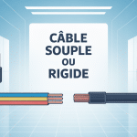 câble souple ou rigide norme image explicative section choix sécurité