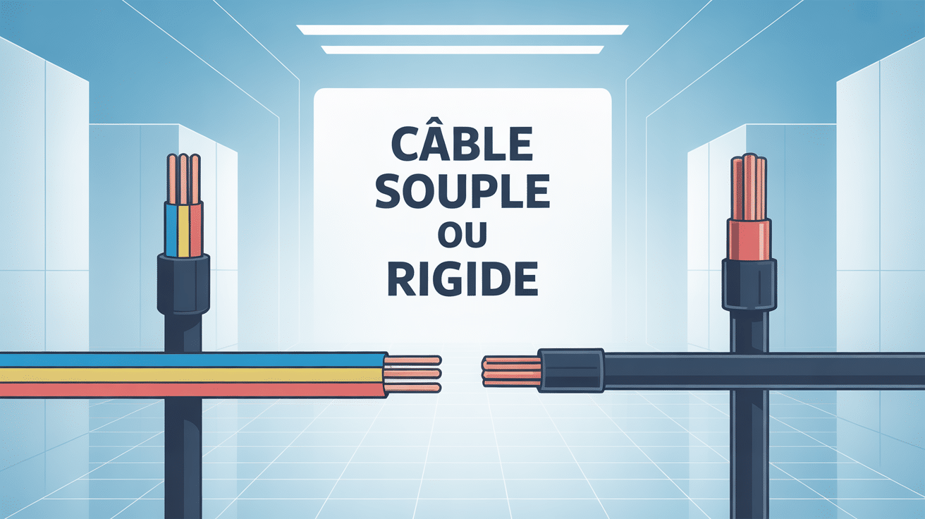 câble souple ou rigide norme image explicative section choix sécurité