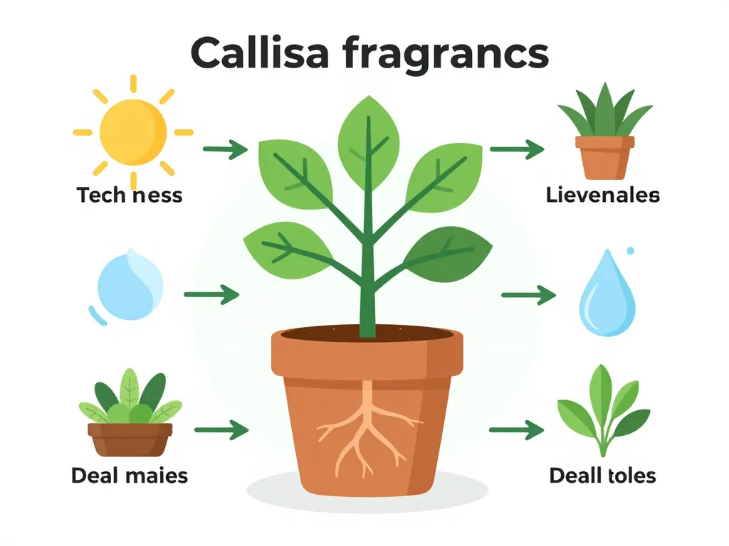 callisia fragrans culture entretien bouturage illustration