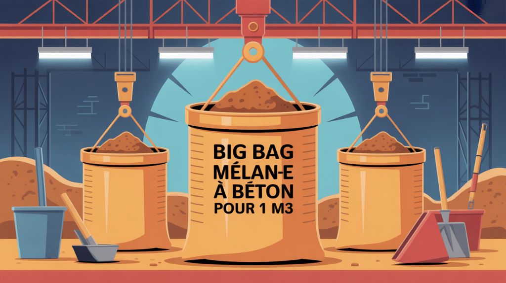 combien de big bag mélange pour 1m3 de béton chantier bétonnière et big bags