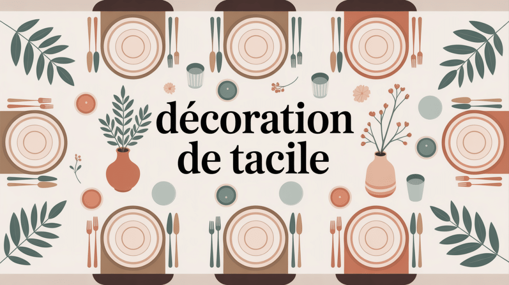 Décoration de table facile à réaliser ambiance chaleureuse