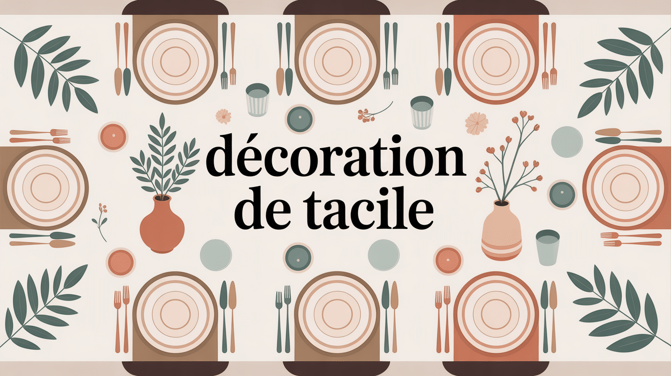 Décoration de table facile à réaliser ambiance chaleureuse