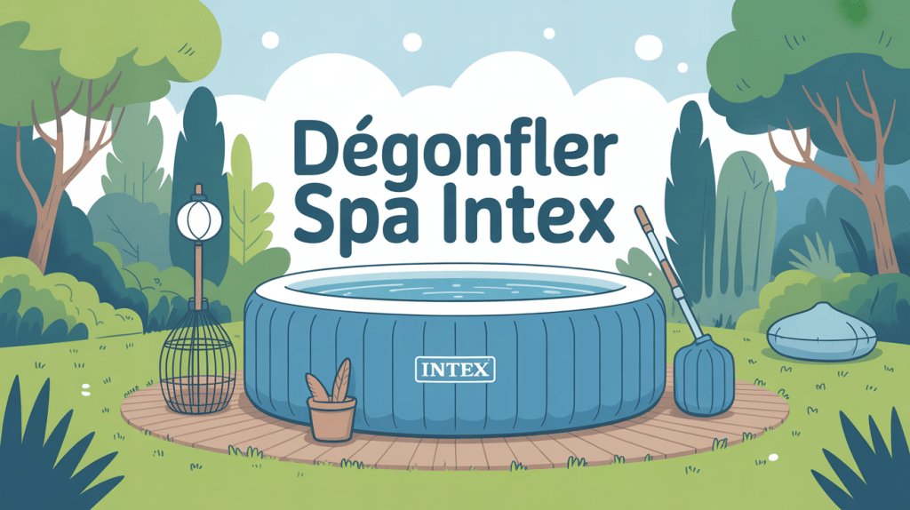 Degonfler spa Intex vue globale hivernage accessoires
