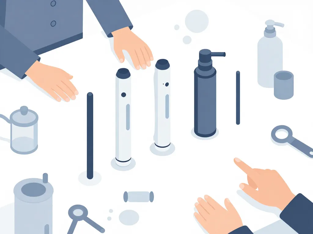 différents types demi stil sur table équipement