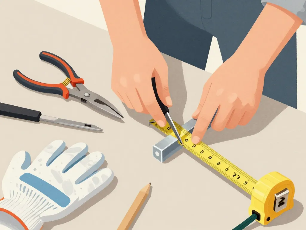 préparation outils demi stil placo découpe précise