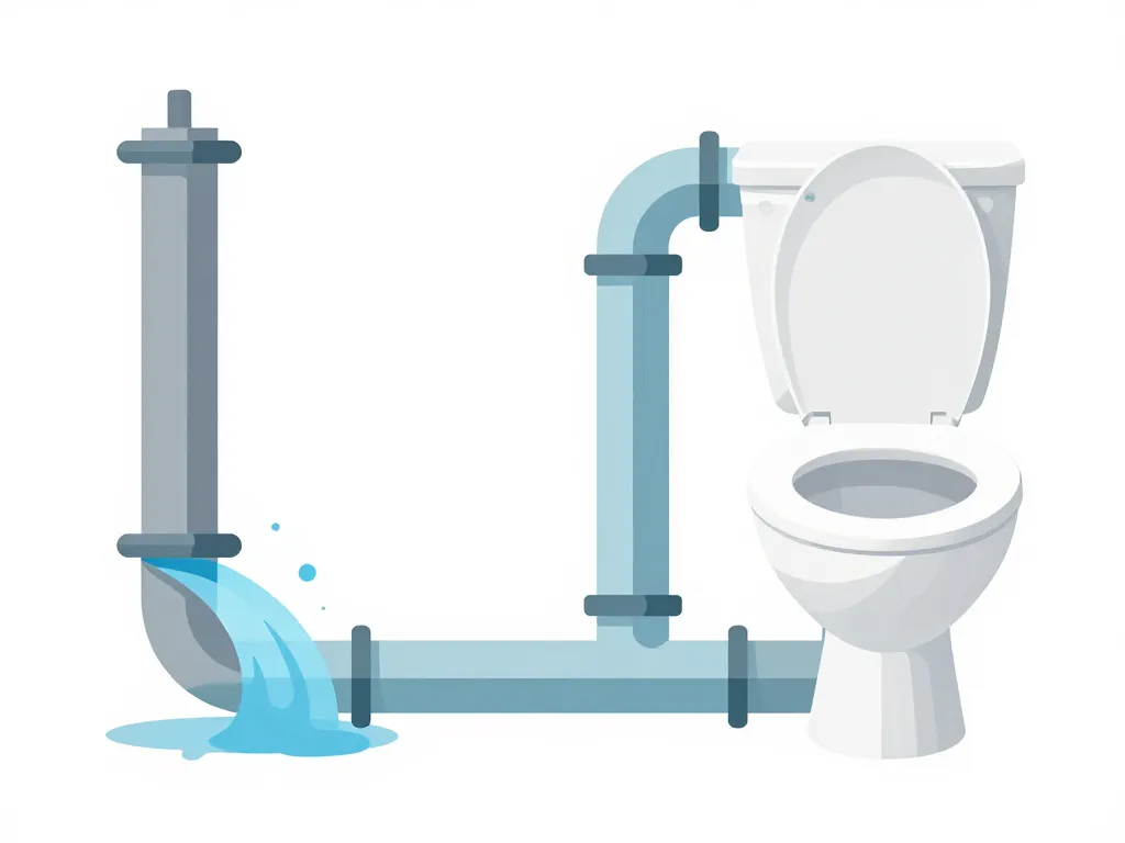 Schéma concept diametre evacuation wc large vs étroit