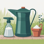 dosage mélange bicarbonate de soude et vinaigre blanc pour désherber illustration écologique