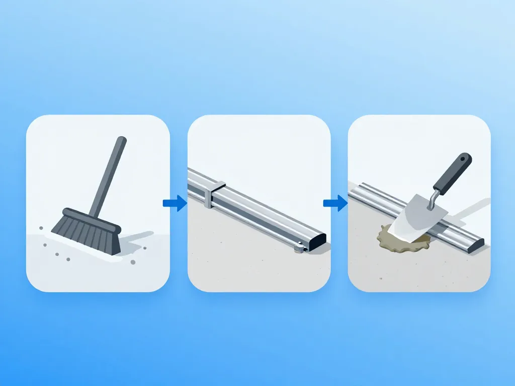 Dosage pour une chape de 5 cm illustration préparation et tirage