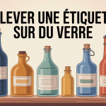 enlever etiquette verre bocaux bouteilles image SEO