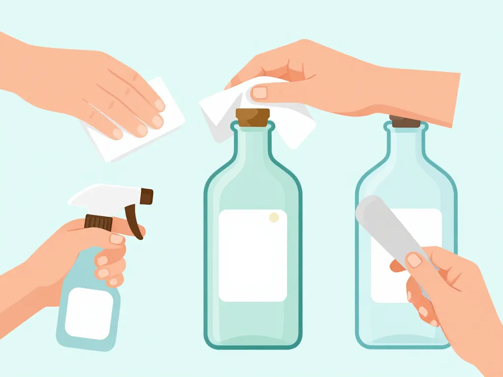 enlever etiquette verre techniques puissantes colles tenaces