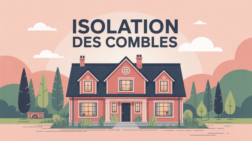 entreprise pour isoler les combles vue coupe maison