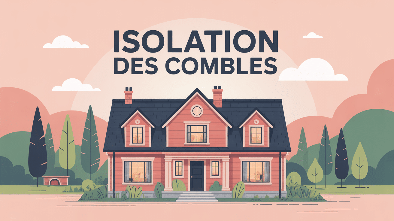 entreprise pour isoler les combles vue coupe maison