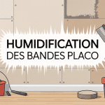 faut il humidifier les bandes placo mur marouflage atelier