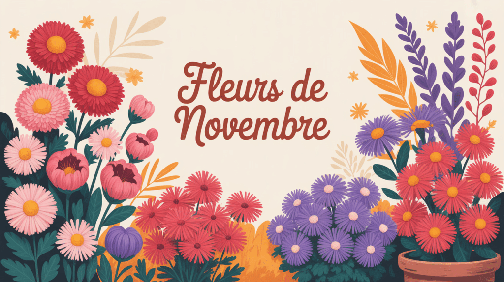 fleurs en novembre massifs jardinières automne
