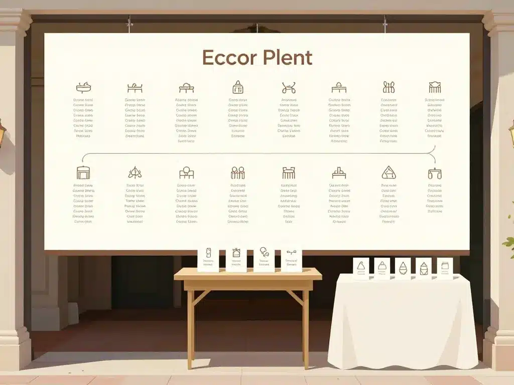 idée plan de table mariage formats tableau et marques places