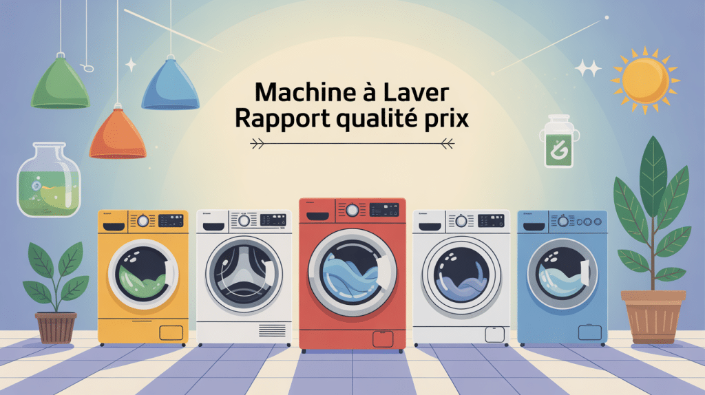 machine à laver meilleur rapport qualité prix différents modèles économie énergie