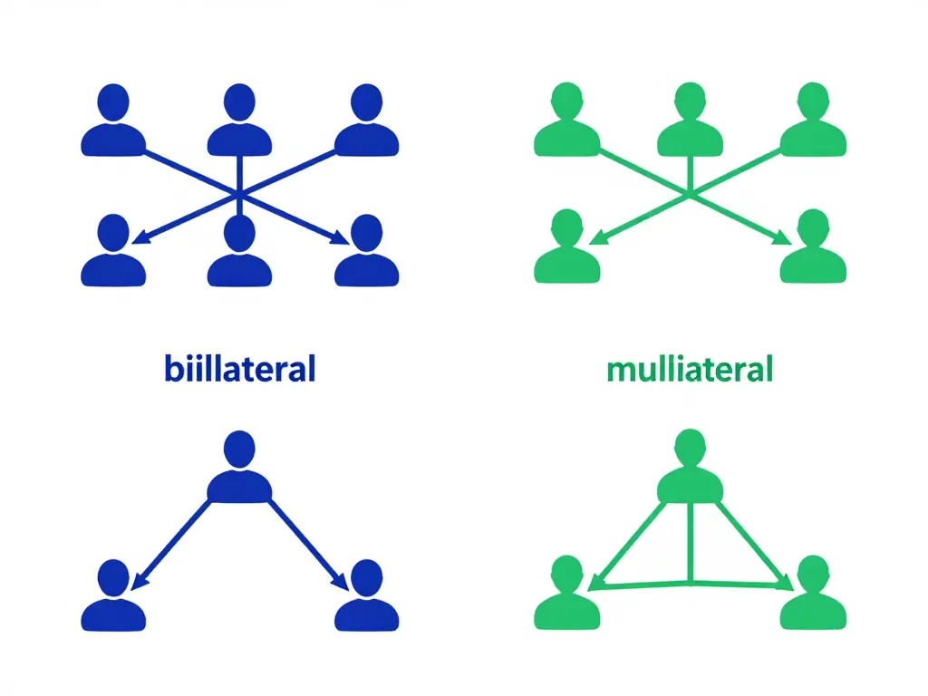 netting services concept différences bilatéral multilatéral
