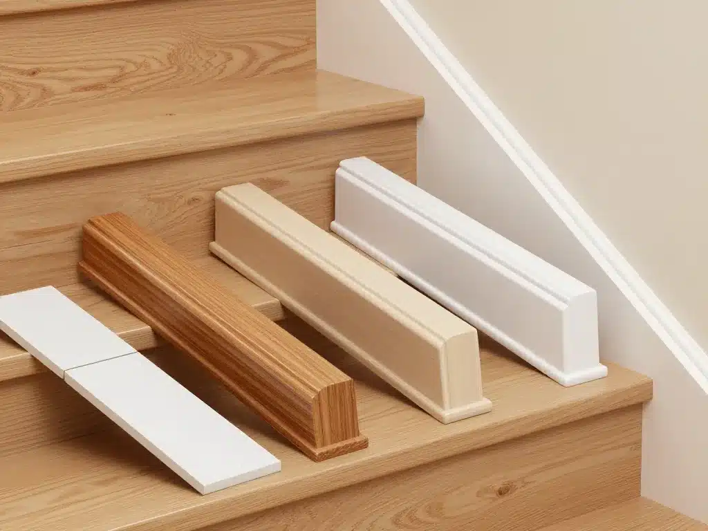plinthe pour escalier échantillons bois pvc mdf carrelage