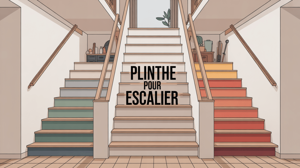 plinthe pour escalier différents matériaux pose moderne