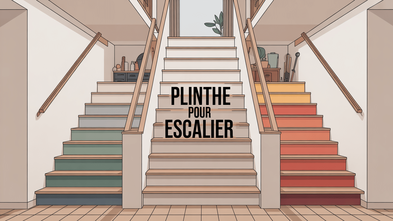 plinthe pour escalier différents matériaux pose moderne