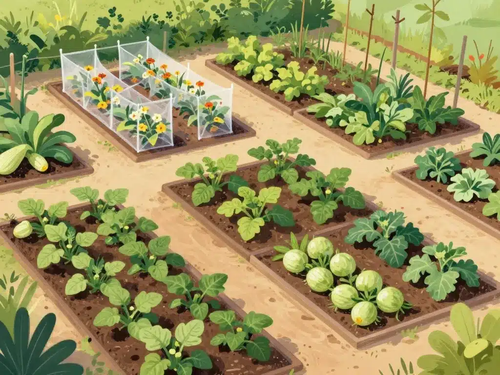 organisation quel legume ne pas planter a cote des courgettes