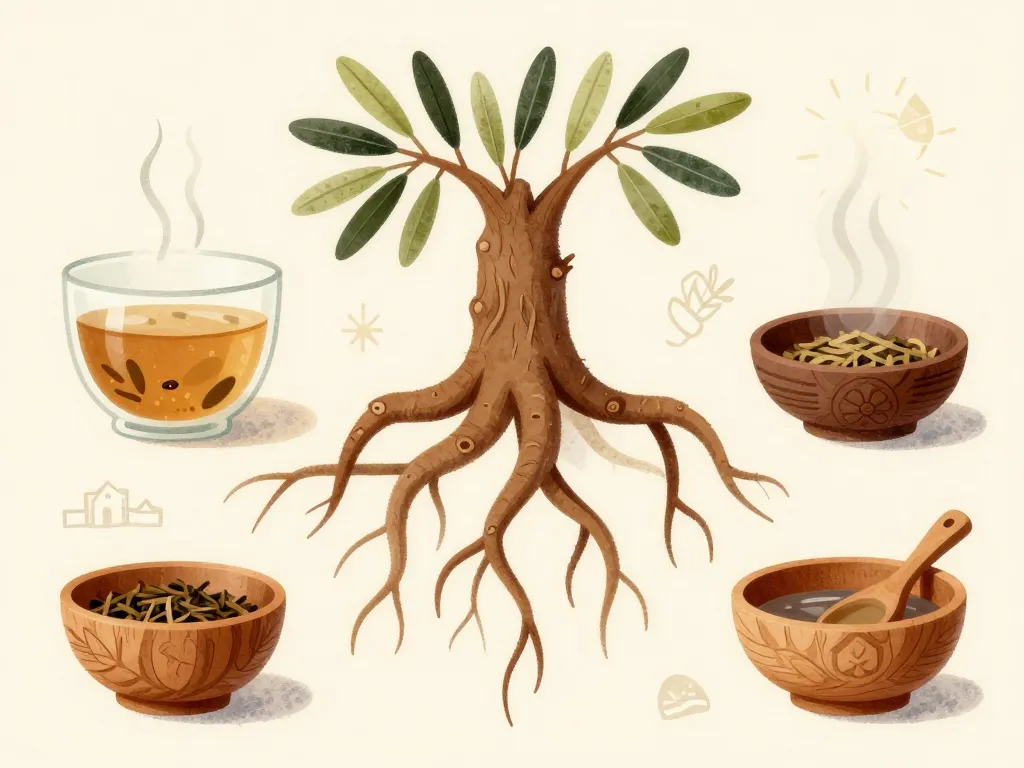 racine d olivier illustration bienfaits tradition santé