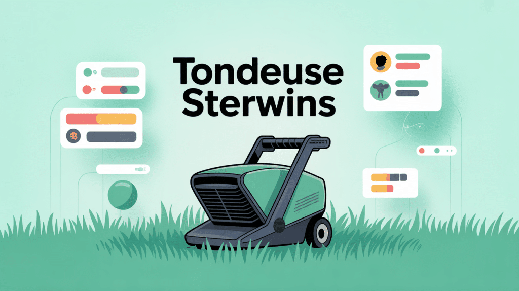 illustration vectorielle sterwins tondeuse avis