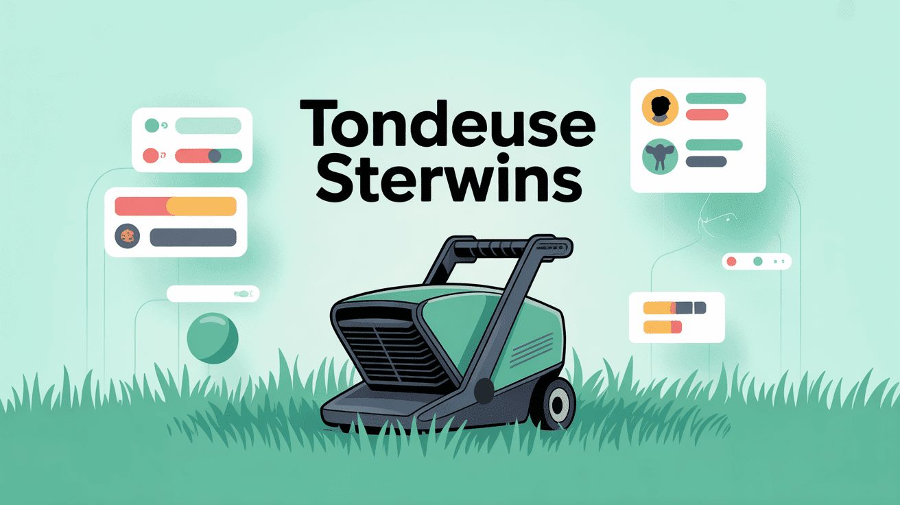 illustration vectorielle sterwins tondeuse avis