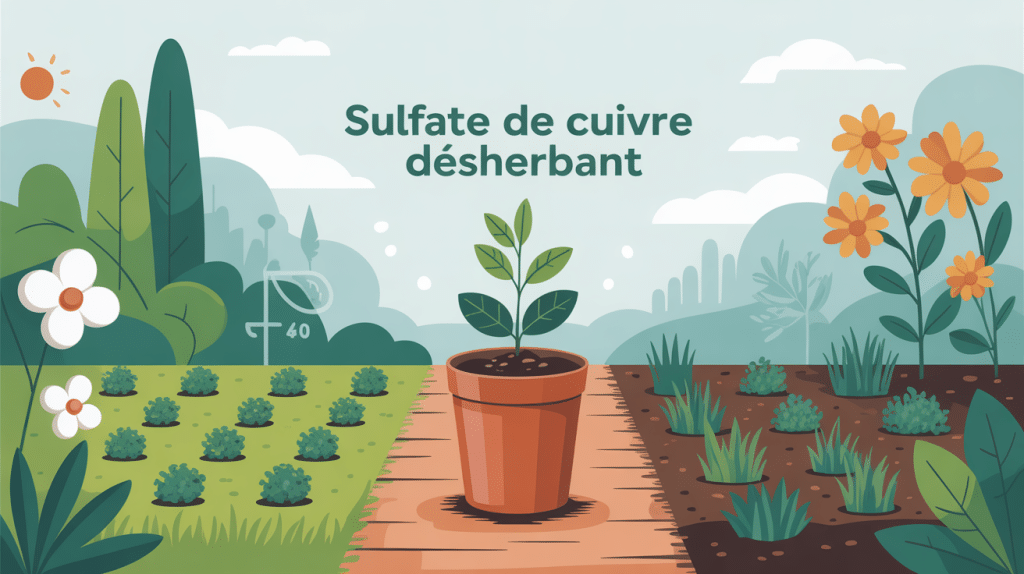 sulfate de cuivre desherbant effets dans le jardin