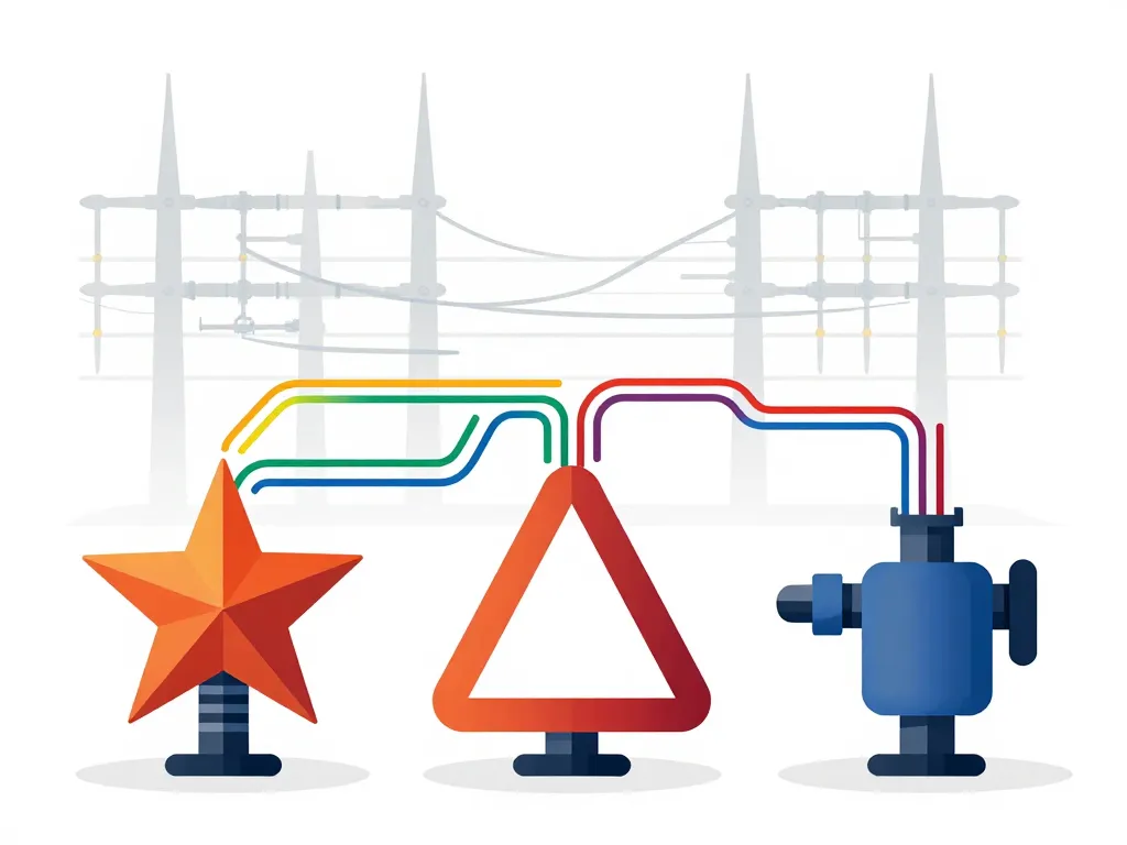 schémas de couplage transformateur triphasé