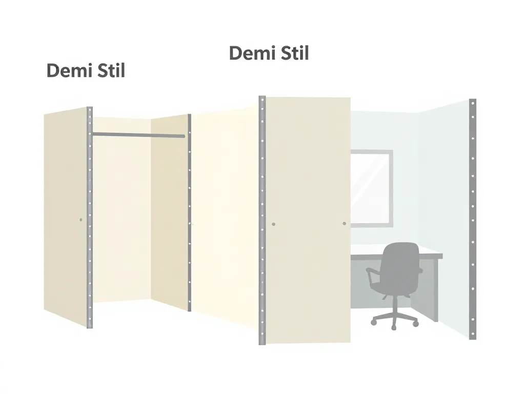 Schéma usages placo demi stil cloisons intérieures