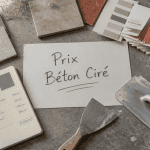 béton ciré prix échantillons et outils