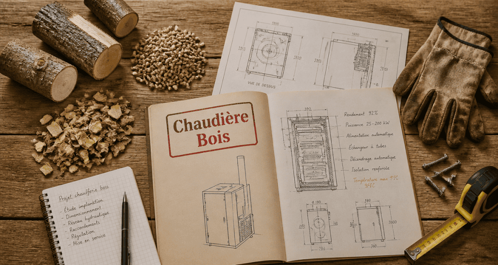 chaudière bois échantillons plans techniques