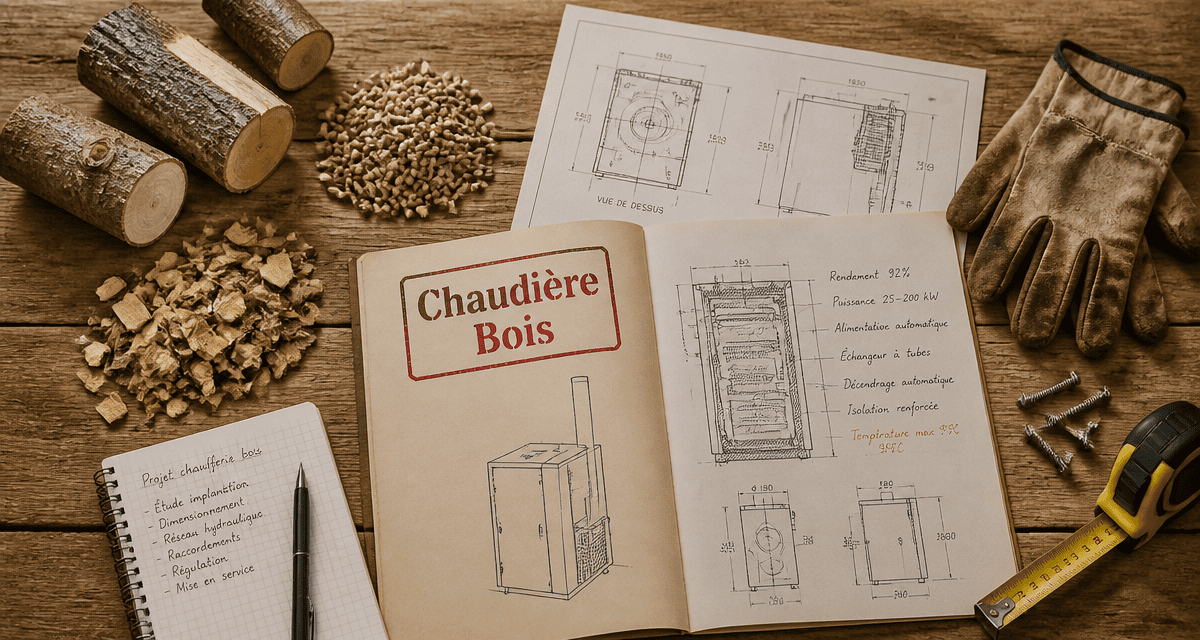 chaudière bois échantillons plans techniques