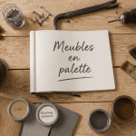 fabriquer meuble palette planches et outils