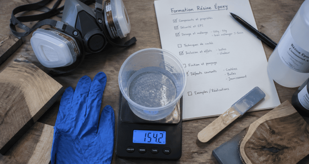 formation resine epoxy outils plan de travail