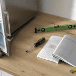installation frigo outils plan de travail