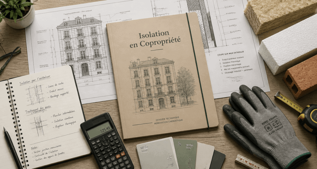 obligation isolation extérieure immeuble ancien plans façade