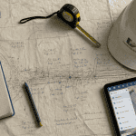 plan de récolement annoté bureau chantier