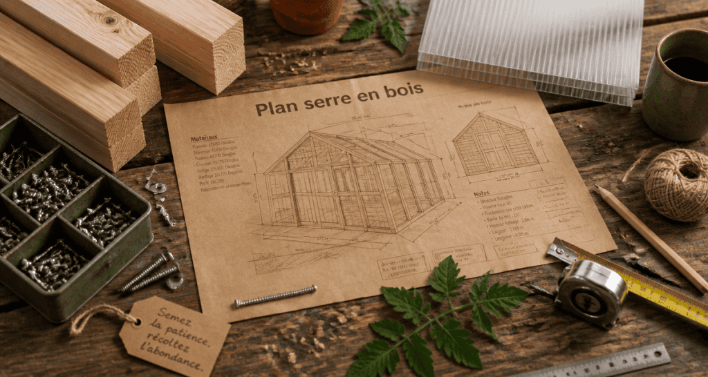 plan serre en bois pdf gratuit sur établi