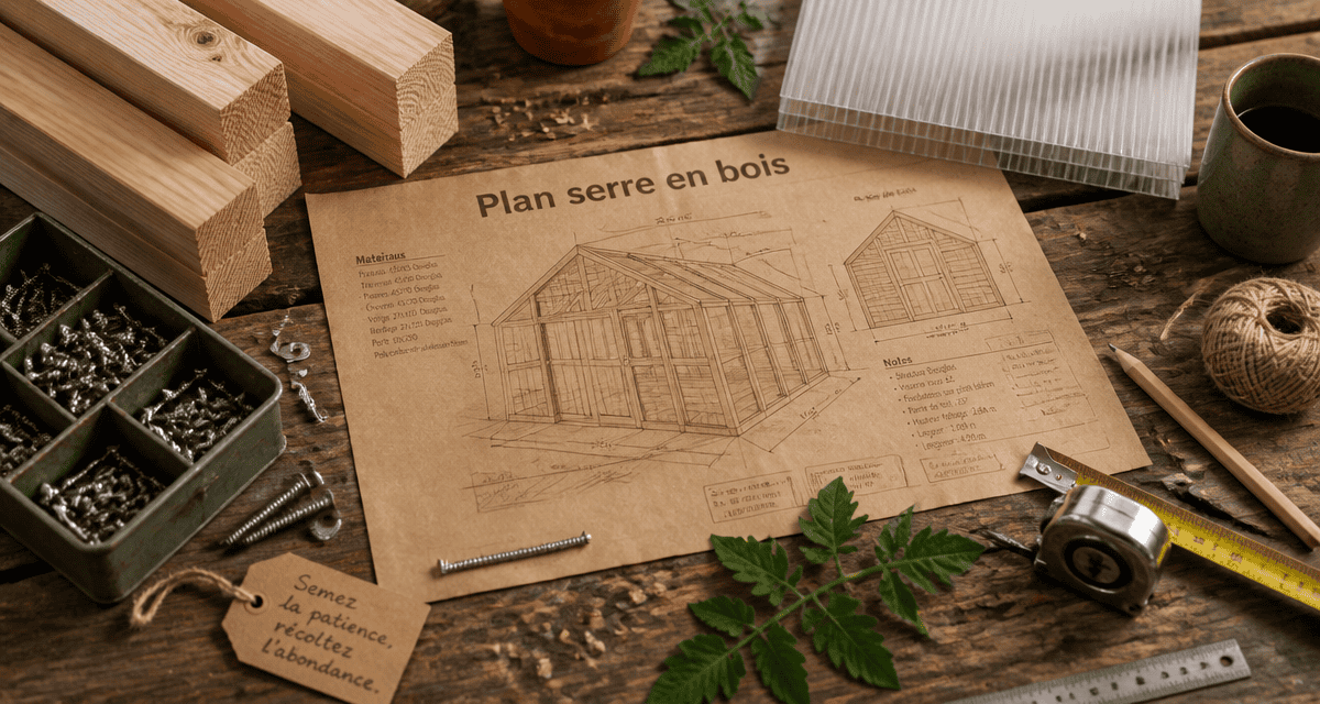 plan serre en bois pdf gratuit sur établi