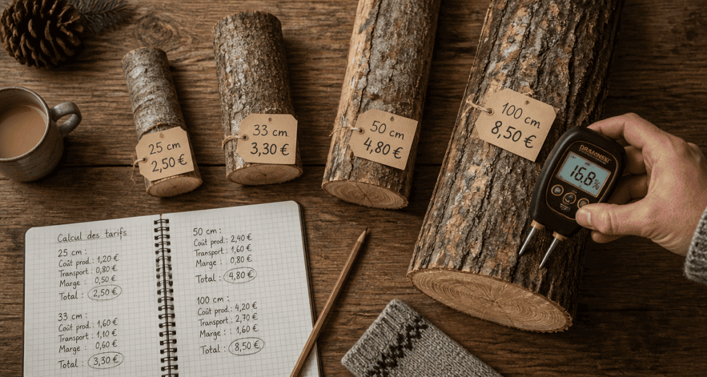 prix du stere de bois 2025 bûches différentes longueurs et prix