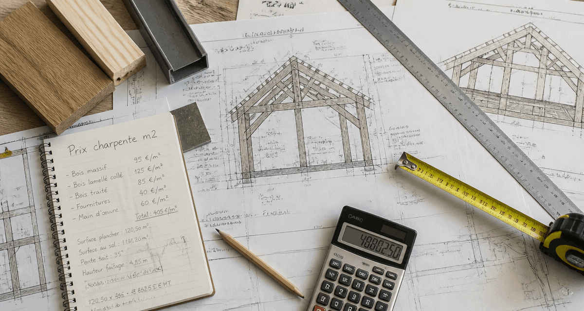 prix m2 charpente plans devis bois