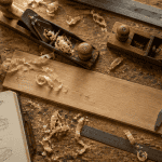 Raboter bois planche et outils ébéniste