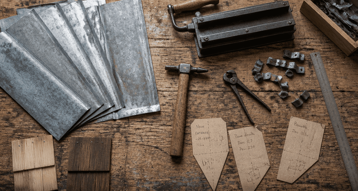 toiture zinc détail technique établi artisan